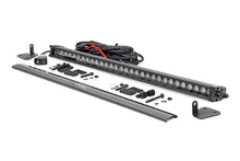 Load image into Gallery viewer, 99004 LED Light - Hood Mount - 30" Black Single Row - White DRL - Mahindra Roxor (19-21) Rough Country Canada