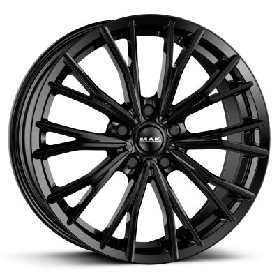 F8090MKGB45I5BX - MAK Mark 19X8 5X120 ET 45mm Gloss Black - MAK Wheels Canada