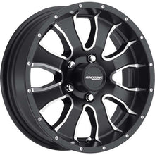 Charger l'image dans la galerie, 861M-56050 - Raceline 861M Mamba 15X6 5X127 0mm Black with Machined Spoke Accents - Raceline Wheels Canada
