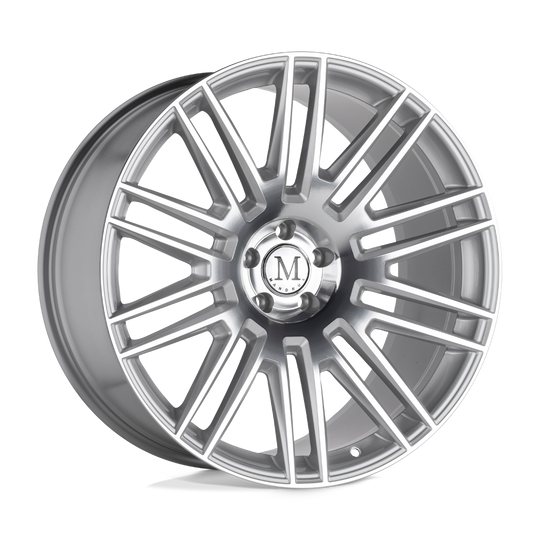 2010EST255112S66 - Mandrus Estate 20X10 5X112  25mm Silver W/ Mirror Face - Mandrus Wheels Canada