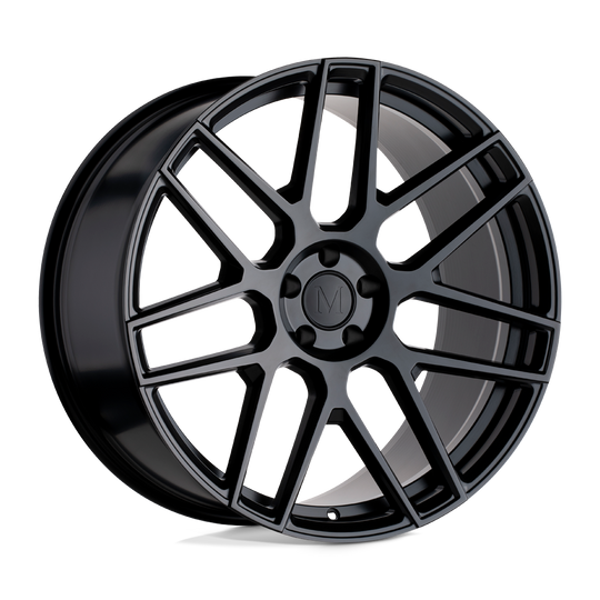2290MGL345112B66 - Mandrus Miglia 22X9 5X112  34mm Semi Gloss Black Rf - Mandrus Wheels Canada
