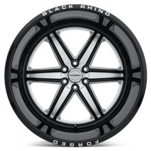 Load image into Gallery viewer, 2414MDR-66140B12 - Black Rhino Marauder 24X14 6X139.7 -76 mm Gloss Black W/ Milled Spokes - Black Rhino Wheels Canada