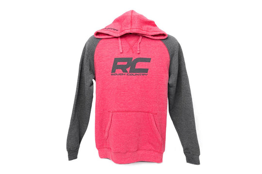 840833X Rough Country Hoodie - Heater - Red/Gray - 3XL Rough Country Canada