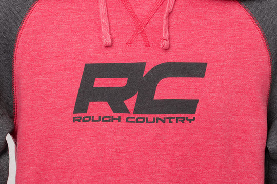 840832X Rough Country Hoodie - Heater - Red/Gray - 2XL Rough Country Canada
