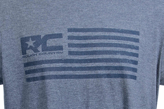 840793X Rough Country T-Shirt - American Flag - Blue - 3XL Rough Country Canada