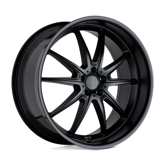 2085AGT225112M66 - Mandrus Argent 20X8.5 5X112  22mm Matte Black - Mandrus Wheels Canada