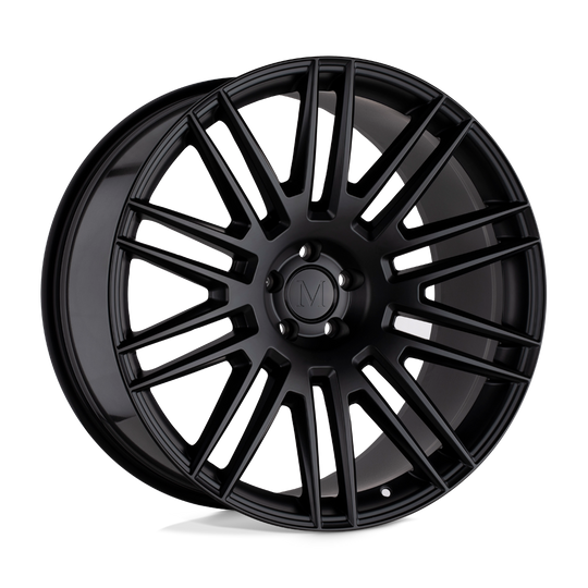 2111EST205112M66 - Mandrus Estate 21X11 5X112  20mm Matte Black - Mandrus Wheels Canada