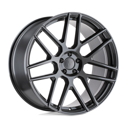 2210MGL465112G66 - Mandrus Miglia 22X10 5X112  46mm Gloss Gunmetal Rf - Mandrus Wheels Canada
