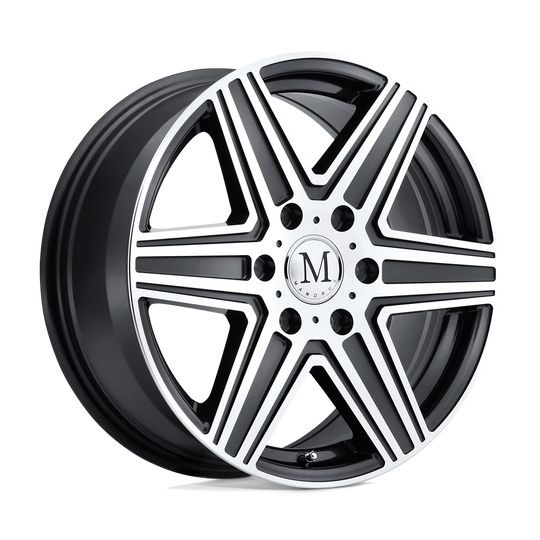 2090MAT205112G66 - Mandrus Atlas 20X9 5X112  20mm Gunmetal W/ Mirror Cut Face & Lip - Mandrus Wheels Canada
