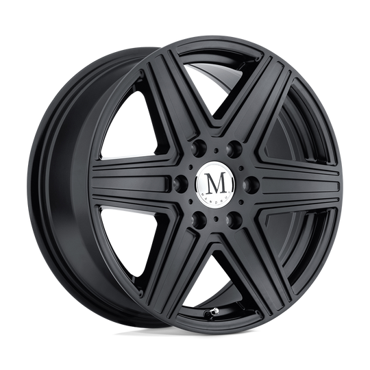 1880MAT526130M84 - Mandrus Atlas 18X8 6X130  52mm Matte Black - Mandrus Wheels Canada