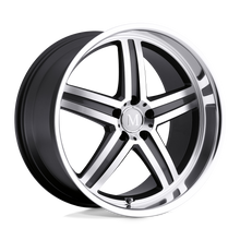 Charger l'image dans la galerie, 1780MAH255112B66 - Mandrus Mannheim 17X8 5X112  25mm Gunmetal W/ Mirror Cut Face &amp; Lip - Mandrus Wheels Canada