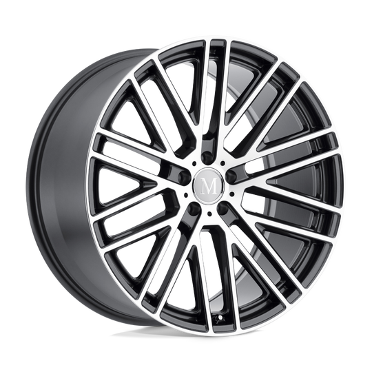 2090MMA455112G66 - Mandrus Masche 20X9 5X112  45mm Gloss Gunmetal W/ Mirror Cut Face - Mandrus Wheels Canada