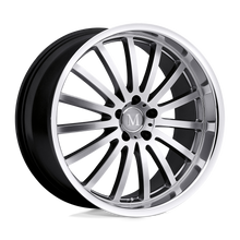 Charger l'image dans la galerie, 1995MAM535112S66 - Mandrus Millenium 19X9.5 5X112  53mm Hyper Silver W/ Mirror Cut Lip - Mandrus Wheels Canada