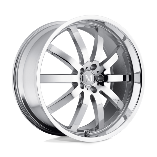 2205MAW425112C66 - Mandrus Wilhelm 22X10.5 5X112  42mm Chrome - Mandrus Wheels Canada