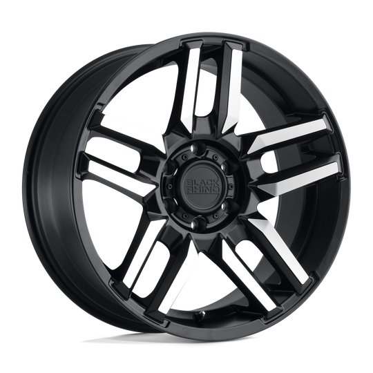 1785MSA006135F87 - Black Rhino Mesa 17X8.5 6X135  0mm Matte Black W/ Machined Face - Black Rhino Wheels Canada
