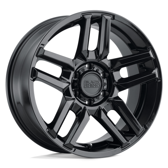 1785MSA006140B12 - Black Rhino Mesa 17X8.5 6X139.7  0mm Gloss Black - Black Rhino Wheels Canada