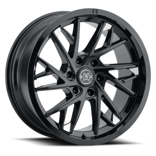 MR80131060518N - Method Race Wheels MR801 Raised 22X10 6X5.5 -18mm Gloss Black Milled - Method Race Wheels Wheels Canada