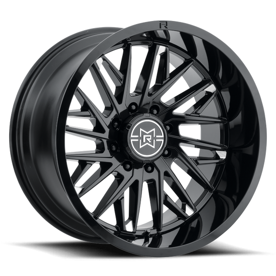 MR80131280540N - Method Race Wheels MR801 Raised 22X12 8X6.5 -40mm Gloss Black Milled - Method Race Wheels Wheels Canada