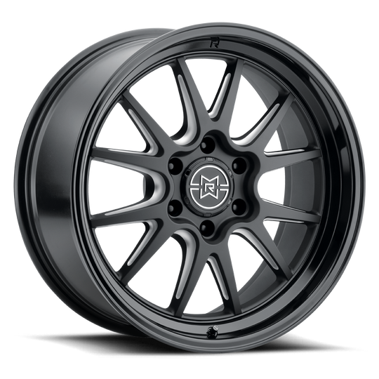 MR80221016510 - Method Race Wheels MR802 Raised 20X10 6X135 10mm Double Black Milled - Method Race Wheels Wheels Canada