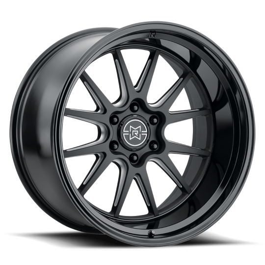 MR80231216540N - Method Race Wheels MR802 Raised 22X12 6X135 -40mm Double Black Milled - Method Race Wheels Wheels Canada