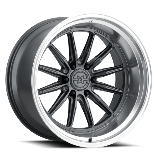 MR80331216840N - Method Race Wheels MR803 Raised 22X12 6X135 -40mm Gloss Titanium - Machined Lip - Method Race Wheels Wheels Canada