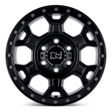 Charger l'image dans la galerie, 1780MHL456130M84 - Black Rhino Midhill 17X8 6X130  45mm Matte Black W/ Gunmetal Bolts - Black Rhino Wheels Canada