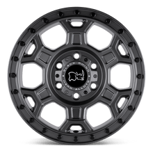 Charger l'image dans la galerie, 1680MHL386130G84 - Black Rhino Midhill 16X8 6X130  38mm Matte Gunmetal W/ Black Bolts - Black Rhino Wheels Canada