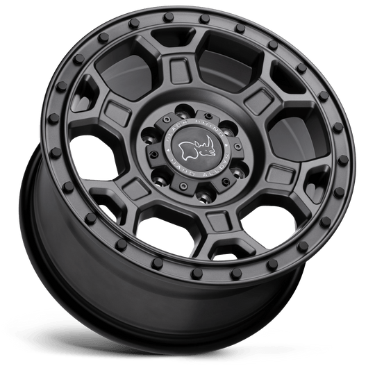 1880MHL486130G84 - Black Rhino Midhill 18X8 6X130  48mm Matte Gunmetal W/ Black Bolts - Black Rhino Wheels Canada