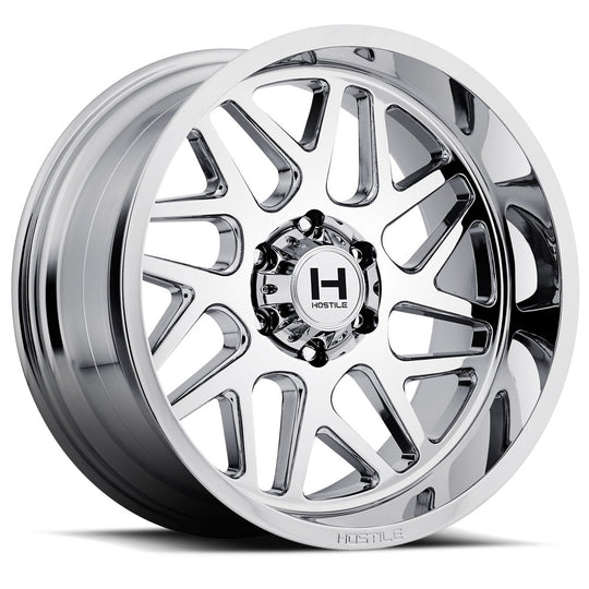 H108-2090655055C - Hostile Sprocket 20X9 6X139.7 10mm Armor Plated Wheel - Hostile Wheels Canada