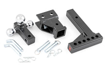 Load image into Gallery viewer, 99100 Adjustable Trailer Hitch - 6 Inch Drop - Multi-Ball Mount - Fits 2 Inch Receiver Rough Country Canada