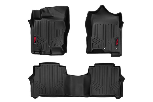 M-81712 Floor Mats - FR & RR - Crew Cab - Nissan Titan (17-21)/Titan XD (16-21) Rough Country Canada
