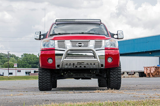 70512 LED Light Mount - Upper Windshield - 50" Curved - Nissan Titan (04-15) Rough Country Canada