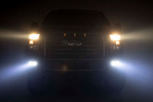 Load image into Gallery viewer, 70833 LED Light - Fog Mount - Dual 2" Black Pairs - Flood - Ford F-150 (15-17) Rough Country Canada