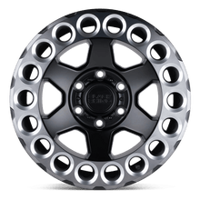 Charger l'image dans la galerie, 1895ODA126140F12 - Black Rhino Odessa 18X9.5 6X139.7  12mm Matte Black W/ Machined Tint Lip &amp; Milled Rings - Black Rhino Wheels Canada