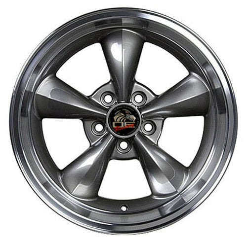 FR01-17105-5450-27AM - OE Wheels Replica FR01 17X10.5 5X114.3 ET27mm Anthracite with Machined Lip - OE Wheels Wheels Canada