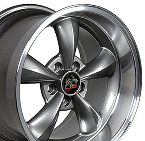 FR01-17105-5450-27AM - OE Wheels Replica FR01 17X10.5 5X114.3 ET27mm Anthracite with Machined Lip - OE Wheels Wheels Canada