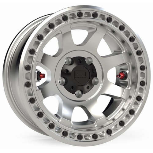1059329 - Teraflex Olympus Beadlock 17X9 6X139.7 ET -25mm Machined With Machined Black Ring - Teraflex Wheels Canada