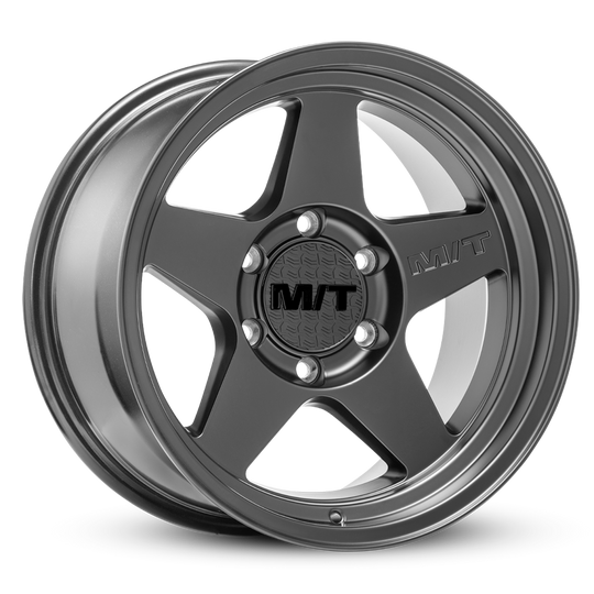 274540 - Mickey Thompson Open 5 18X9 6X120 -5mm Satin Black - Mickey Thompson Wheels Canada