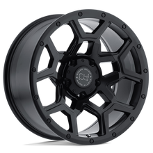 Charger l'image dans la galerie, 1780VRL355120M76 - Black Rhino Overland 17X8 5X120  35mm Matte Black - Black Rhino Wheels Canada