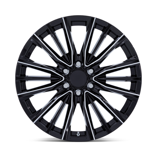 126GB-2110043 - Performance Replicas PR126 20X11 Blank ET 43mm Gloss Black - Performance Replicas Wheels Canada