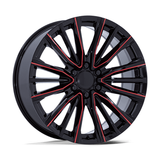 126GB-2110043 - Performance Replicas PR126 20X11 Blank ET 43mm Gloss Black - Performance Replicas Wheels Canada