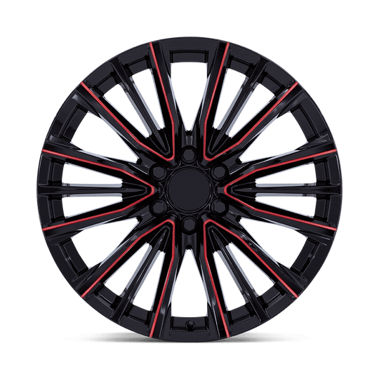 126GB-2110043 - Performance Replicas PR126 20X11 Blank ET 43mm Gloss Black - Performance Replicas Wheels Canada