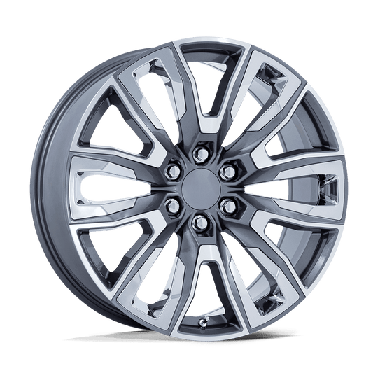 126GB-2110043 - Performance Replicas PR126 20X11 Blank ET 43mm Gloss Black - Performance Replicas Wheels Canada