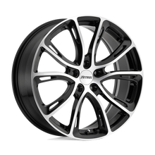 Charger l'image dans la galerie, 1880P5A405110B72 - Petrol P5A 18X8 5X110  40mm Gloss Black W/ Machined Cut Face - Petrol Wheels Canada