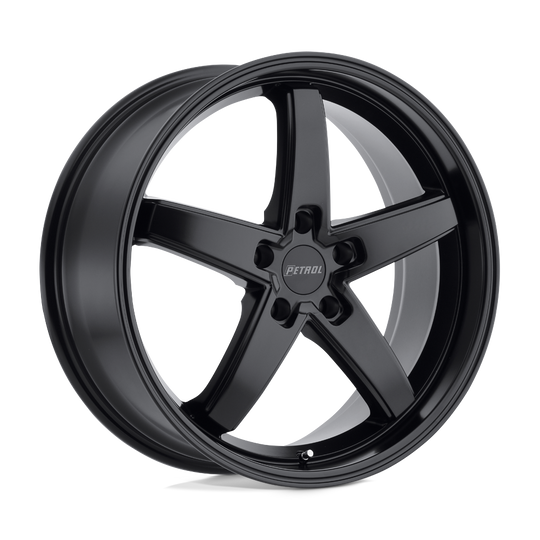 1780P1B355120M76 - Petrol P1B 17X8 5X120  35mm Matte Black - Petrol Wheels Canada