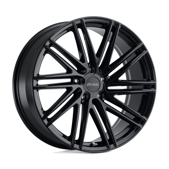 2085P1C405112B72 - Petrol P1C 20X8.5 5X112  40mm Gloss Black - Petrol Wheels Canada