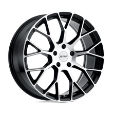Load image into Gallery viewer, 1570P2B405100F73 - Petrol P2B 15X7 5X100  40mm Gloss Black W/ Machined Face - Petrol Wheels Canada