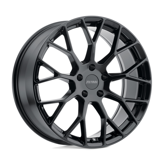 1880P2B355120B76 - Petrol P2B 18X8 5X120  35mm Gloss Black - Petrol Wheels Canada
