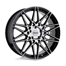 Load image into Gallery viewer, 1880P3C405108F72 - Petrol P3C 18X8 5X108  40mm Gloss Black W/ Machined Face - Petrol Wheels Canada