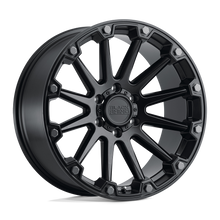 Charger l'image dans la galerie, 1890PNC126140M12 - Black Rhino Pinnacle 18X9 6X139.7  12mm Semi Gloss Black W/ Gunmetal Bolts - Black Rhino Wheels Canada